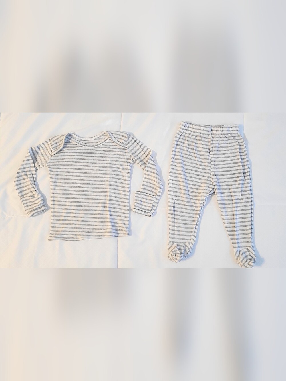 Solly Baby Striped Sleep Set, Size 0-3 - Picture 2 of 4
